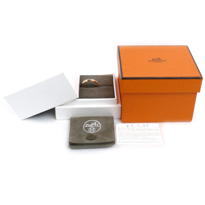 HERMES エルメス K18PG ピンクゴールド ヘラクレス リング・指輪 H119851B 00059 18.5号 59 3.7g レディース【中古】【美品】