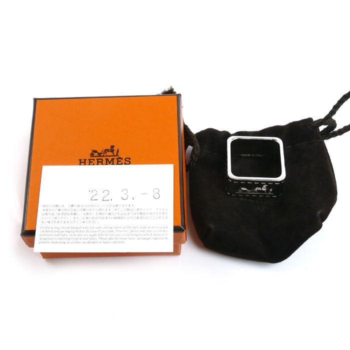 HERMES エルメス メタル ボルデュック スカーフリング H601463S 00 スカーフリング 90 レディース【中古】【美品】