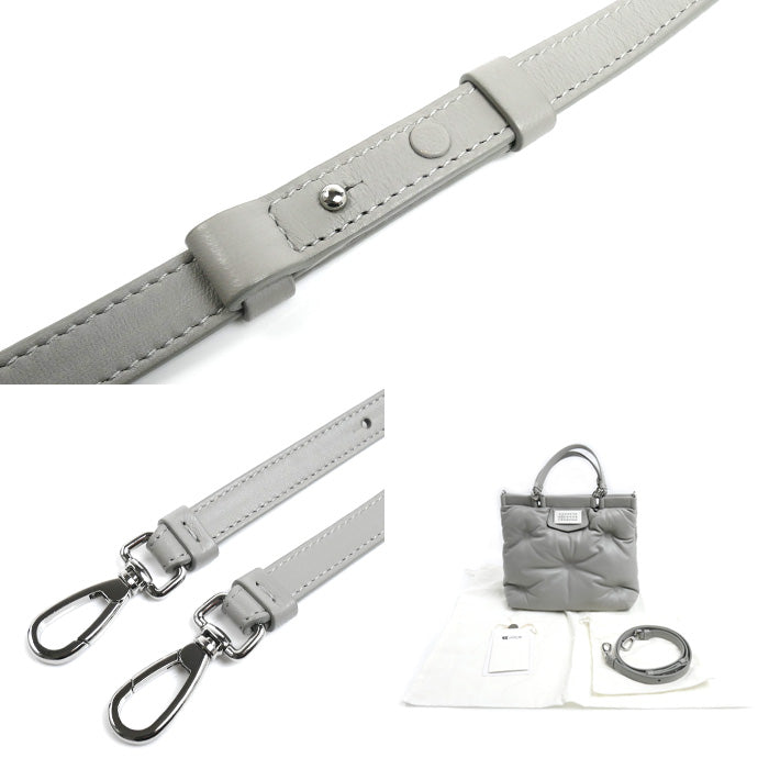 Maison Margiela グラムスラム ショッピング スモール 2Wayショルダーバッグ グレー S56WD0133 P4300 T8050 レディース【中古】