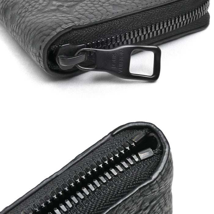 LOUIS VUITTON ルイ・ヴィトン ジッピーウォレットヴェルティカル 長財布 ラウンドファスナー モノグラムトリヨン ブラック M69047 ICチップ メンズ【中古】