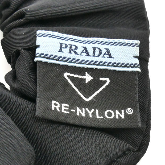 PRADA プラダ ナイロン Re-Nylon シュシュ ヘアアクセサリー 1IF015_2DMI_F0002 レディース【中古】