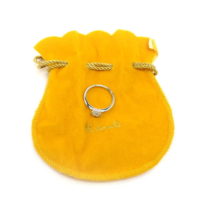 K.UNO ケイウノ Pt950プラチナ リング・指輪 ダイヤモンド0.212ct 8.5号 2.8g レディース【中古】【美品】