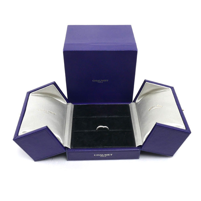 Chaumet ショーメ Pt950プラチナ ジョゼフィーヌ エグレット バンドリング リング・指輪 082554 ダイヤモンド 5号 45 3.4g レディース【中古】【美品】