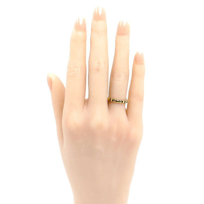 Boucheron ブシュロン K18YG イエローゴールド クルドパリ ミディアム リング・指輪 JAL00008 10号 50 3.4g レディース【中古】