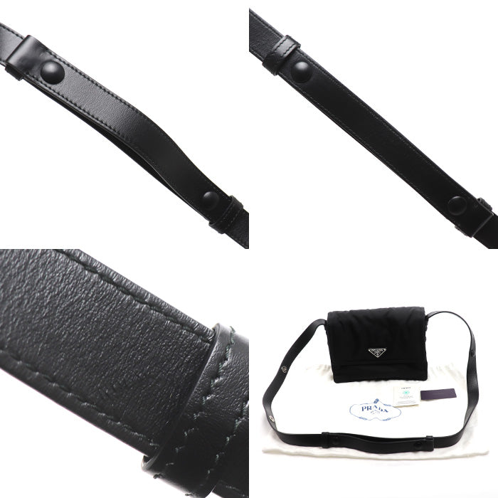 PRADA プラダ Re-Nylon ショルダーバッグ ブラック 1BD313_RDLN_F0002313 ICチップ レディース【中古】【美品】