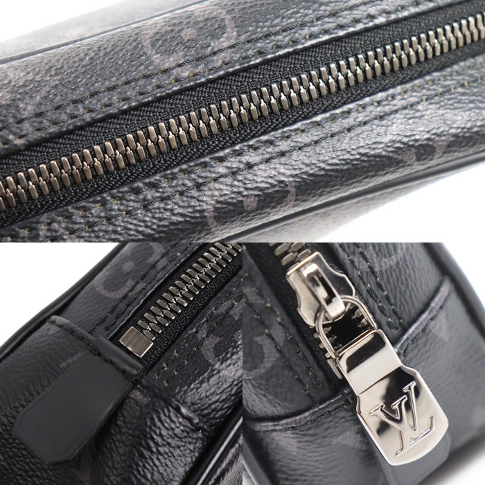 LOUIS VUITTON ルイ・ヴィトン トゥルース トワレPM クラッチバッグ モノグラムエクリプス ブラック M43384 BA0241 ポーチ メンズ【中古】