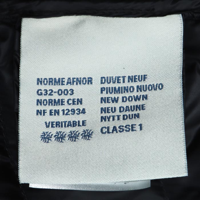 MONCLER モンクレール ロングジレ ブラック レディース【中古】