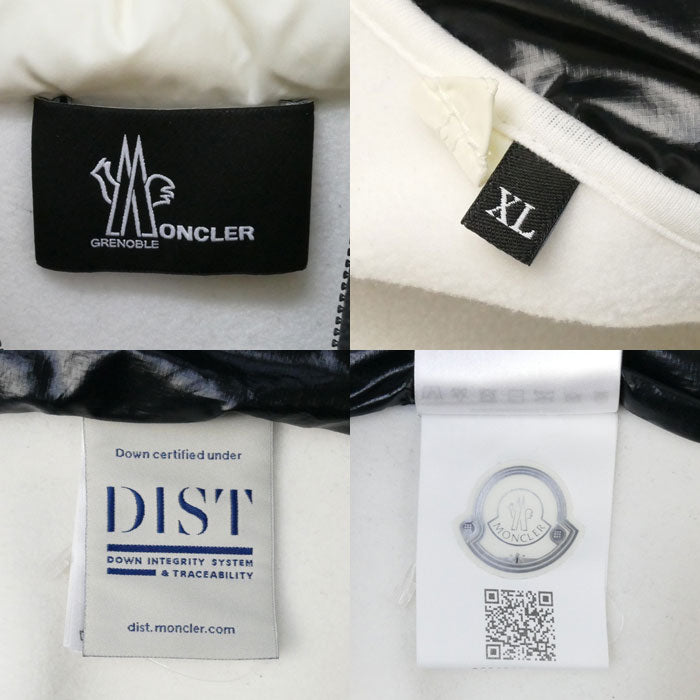 MONCLER モンクレール グルノーブル2021/2022 ダウンジャケット ホワイト G20978G0007 809HT XL メンズ【中古】