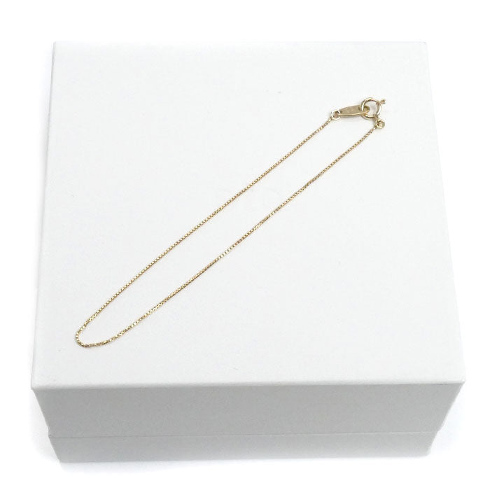 ete エテ K10YG イエローゴールド ブレスレット 750481 ベネチアン 0.6g 17cm レディース【中古】