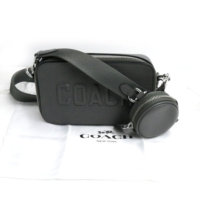 COACH コーチ チャーター スリム クロスボディ 2Wayショルダーバッグ チャコール CW540 CHR アウトレット【中古】