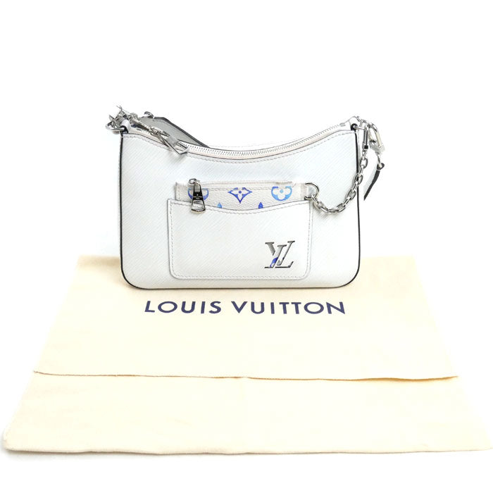LOUIS VUITTON ルイ・ヴィトン マレル 2Wayショルダーバッグ エピ ホワイト M25316 IC レディース【中古】