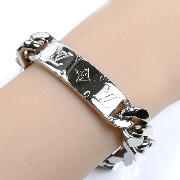 LOUIS VUITTON ルイ・ヴィトン メタル チェーンブレスレット モノグラム ブレスレット M62486 DI0210 61.0g 19.5cm メンズ【中古】