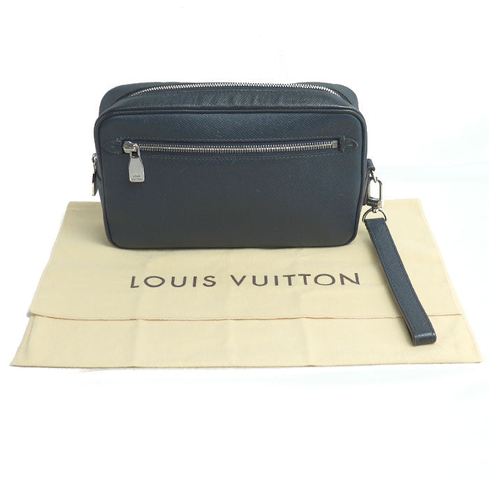 LOUIS VUITTON ルイ・ヴィトン ポシェット カサイ セカンドバッグ タイガ オセアン M33410 AR3166 メンズ【中古】