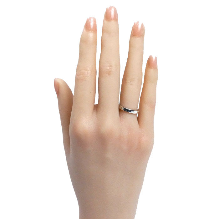 TIFFANY&Co. ティファニー シルバー925 ノーツ ナロー リング・指輪 6.5号 2.5g レディース【中古】
