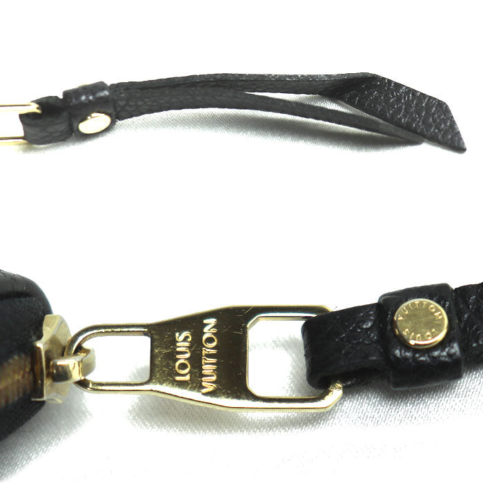 LOUIS VUITTON ルイ・ヴィトン ジッピー・コイン パース コインケース モノグラム・アンプラント ブラック M60574 TS0145 レディース【中古】