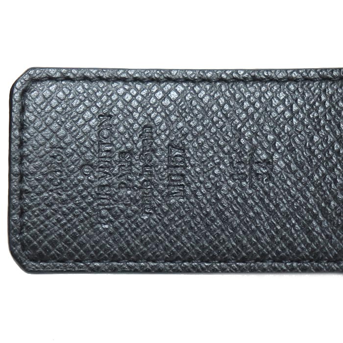 LOUIS VUITTON ルイ・ヴィトン LV イニシャル 40MM リバーシブル ベルト モノグラム・エクリプス ブラック M0157V AC3264 メンズ【中古】