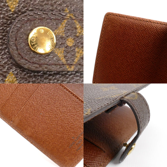 LOUIS VUITTON ルイ・ヴィトン アジェンダ PM 手帳カバー モノグラム ブラウン R20005 CA0092 ユニセックス【中古】