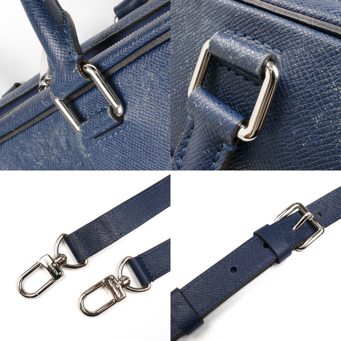 LOUIS VUITTON ルイ・ヴィトン PDV ブリーフケース タイガ ブルー系 M32705 RI3156 メンズ【中古】