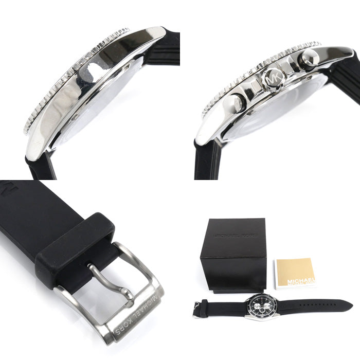 Michael Kors マイケルコース クロノグラフ 腕時計 電池式 MK-8355 メンズ【中古】