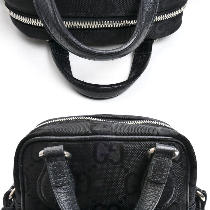 GUCCI グッチ オフ ザ グリッド 2Wayショルダーバッグ ブラック 625850 メンズ【中古】