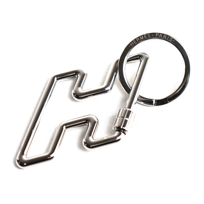 HERMES エルメス H トゥ スピード キーリング シルバー レディース