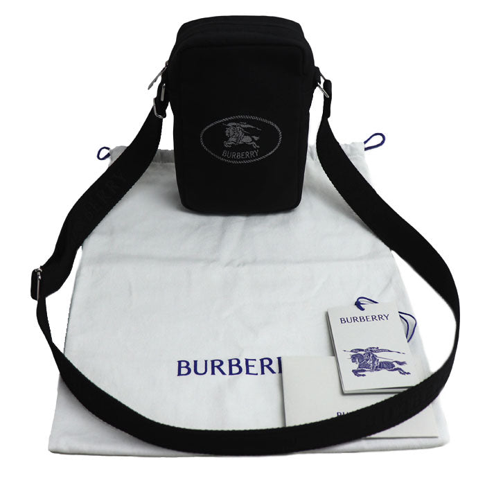 BURBERRY バーバリー オークニー フォン ショルダーバッグ ブラック 81114171 メンズ【中古】