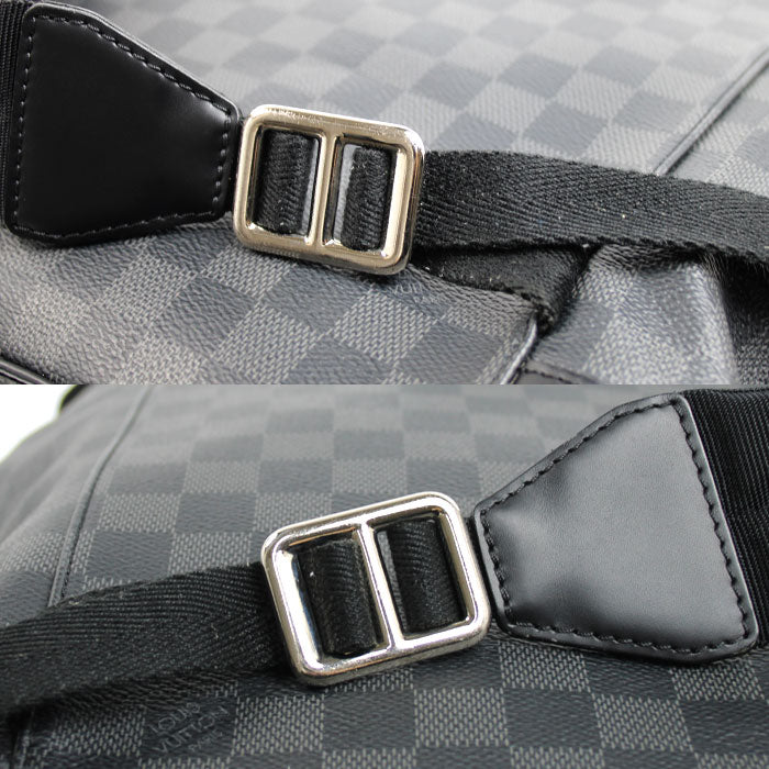 LOUIS VUITTON ルイ・ヴィトン クリストファーPM リュック・デイパック ダミエ・グラフィット ブラック N41379 RI0176 メンズ【中古】
