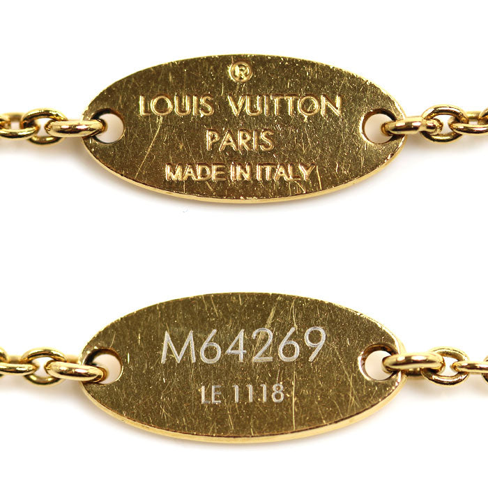 LOUIS VUITTON ルイ・ヴィトン GP ブラスレ エセンシャルV ブレスレット M64269 LE1118 16~19cm レディース【中古】