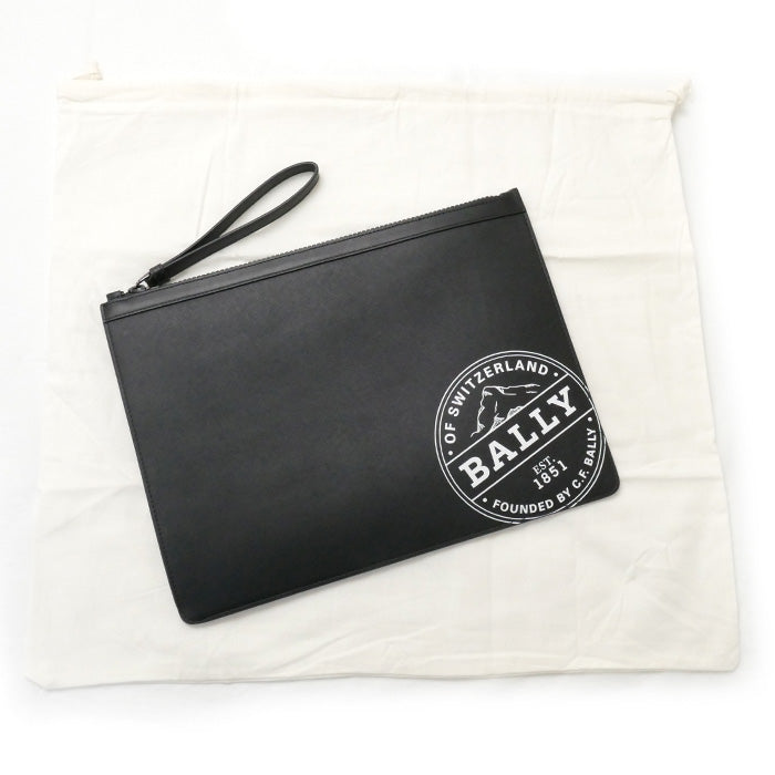 BALLY バリー クラッチバッグ ブラック メンズ【中古】【美品】