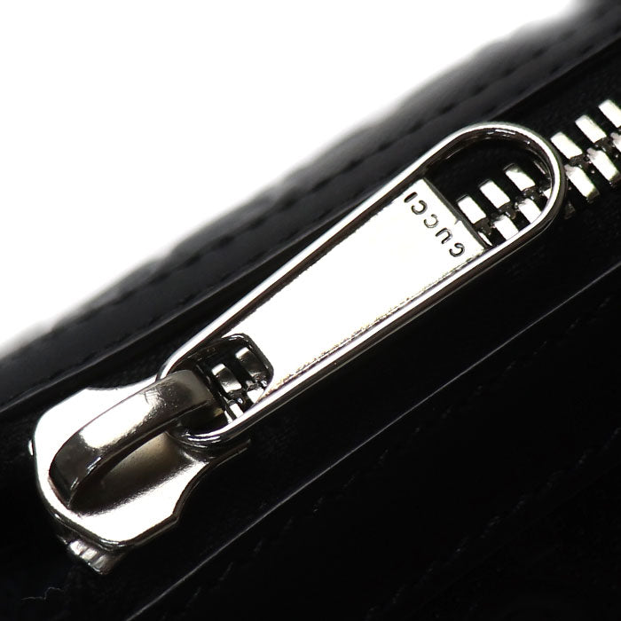 GUCCI グッチ GGエンボス メッセンジャー ショルダーバッグ ブラック 658565 メンズ【中古】【美品】