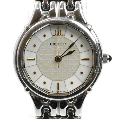 SEIKO セイコー クレドール 腕時計 電池式 7371-5030 レディース【中古】