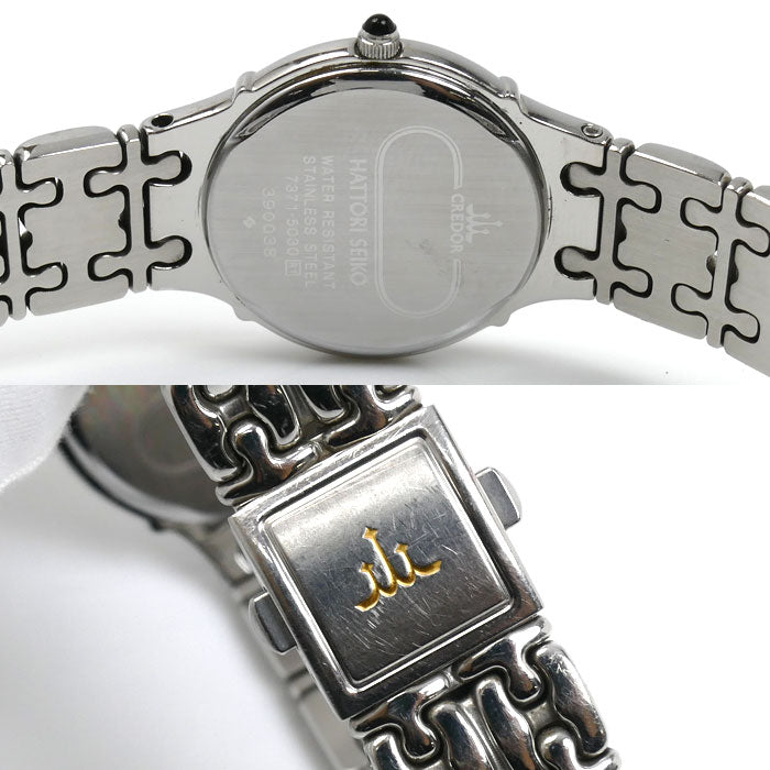 SEIKO セイコー クレドール 腕時計 電池式 7371-5030 レディース【中古】