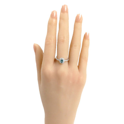 Pt900プラチナ リング・指輪 ダイヤモンド0.41ct 14号 4g グランディディエライト0.305 レディース【中古】