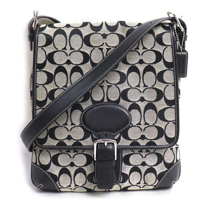 COACH コーチ ショルダーバッグ グレー/ブラック 6078 レディース【中古】