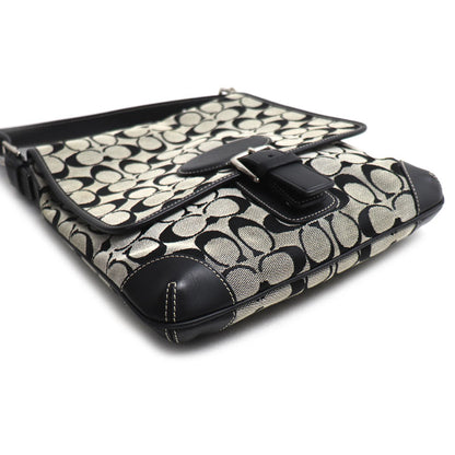 COACH コーチ ショルダーバッグ グレー/ブラック 6078 レディース【中古】