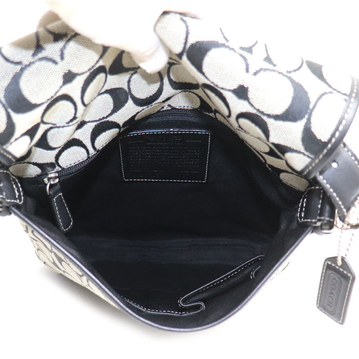 COACH コーチ ショルダーバッグ グレー/ブラック 6078 レディース【中古】