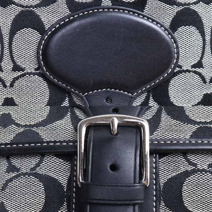 COACH コーチ ショルダーバッグ グレー/ブラック 6078 レディース【中古】