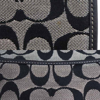 COACH コーチ ショルダーバッグ グレー/ブラック 6078 レディース【中古】