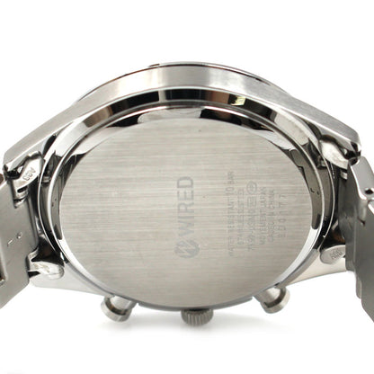 WIRED ワイアード スタンダード クロノグラフ 腕時計 電池式 AGAV109/7T92-0SM0 メンズ【中古】