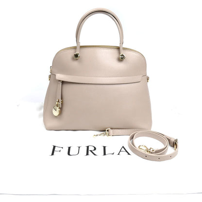 Furla フルラ パイパー 2Wayショルダーバッグ ベージュ BFK9PE0 レディース【中古】【美品】