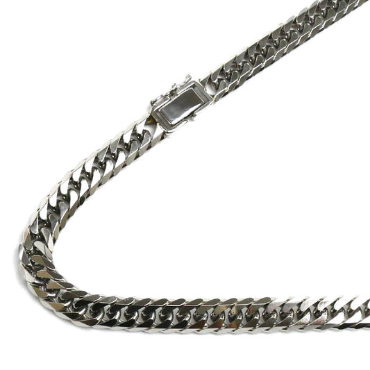 Pt850プラチナ ネックレス 喜平6面Wカット 81.5g 50cm メンズ【中古】