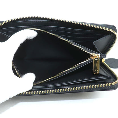 LOUIS VUITTON ルイ・ヴィトン ジッピーウォレット 長財布 ラウンドファスナー モノグラムマヒナ ブラック M82645 IC レディース【中古】【美品】