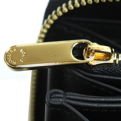 LOUIS VUITTON ルイ・ヴィトン ジッピーウォレット 長財布 ラウンドファスナー モノグラムマヒナ ブラック M82645 IC レディース【中古】【美品】