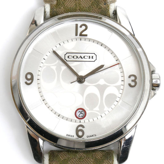 COACH コーチ ミニシグネチャー 腕時計 電池式 0291 ユニセックス【中古】
