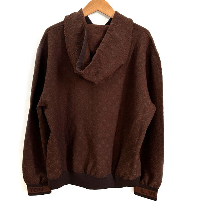 LOUIS VUITTON ルイ・ヴィトン フーディ モノグラム パーカー ブラウン RM212 AU7 HLN81W L メンズ【中古】