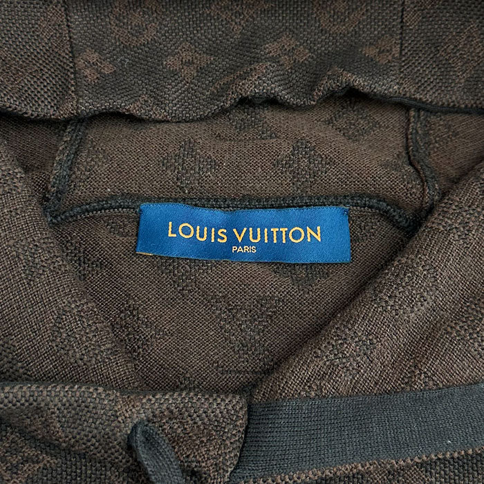 LOUIS VUITTON ルイ・ヴィトン フーディ モノグラム パーカー ブラウン RM212 AU7 HLN81W L メンズ【中古】