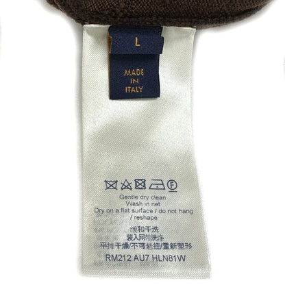 LOUIS VUITTON ルイ・ヴィトン フーディ モノグラム パーカー ブラウン RM212 AU7 HLN81W L メンズ【中古】