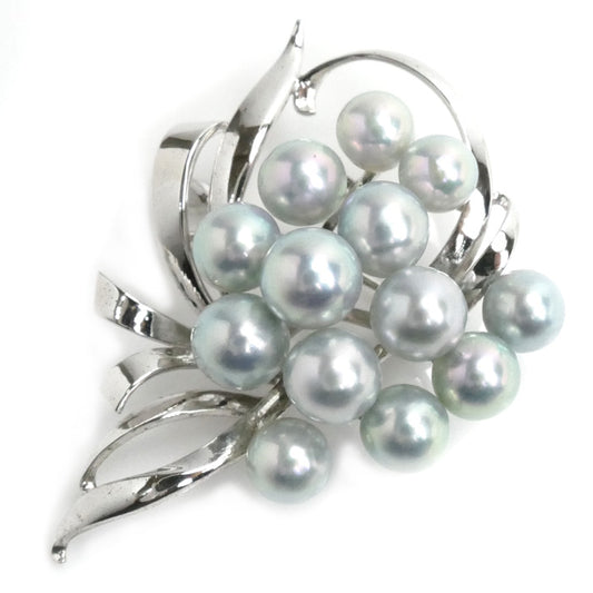 TASAKI タサキ シルバー ブローチ パール約6～7.5mm 12.0g レディース【中古】