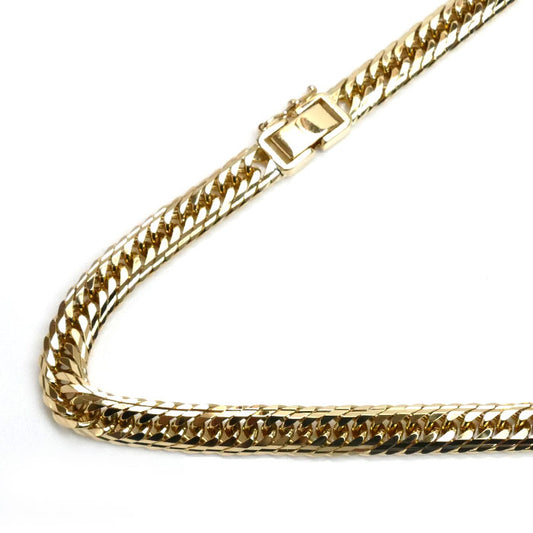 K18YG イエローゴールド ネックレス 喜平16面トリプルカット 50.3g 50cm ユニセックス【中古】