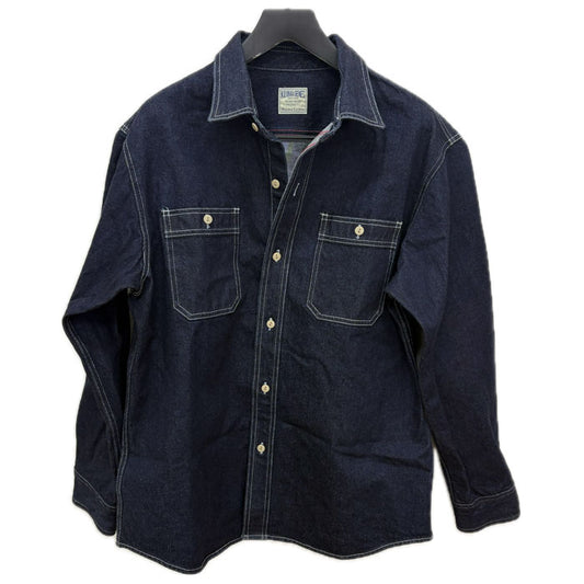 児島ジーンズ デニムシャツ デニムジャケット ブルー XXL メンズ【中古】【極美品】